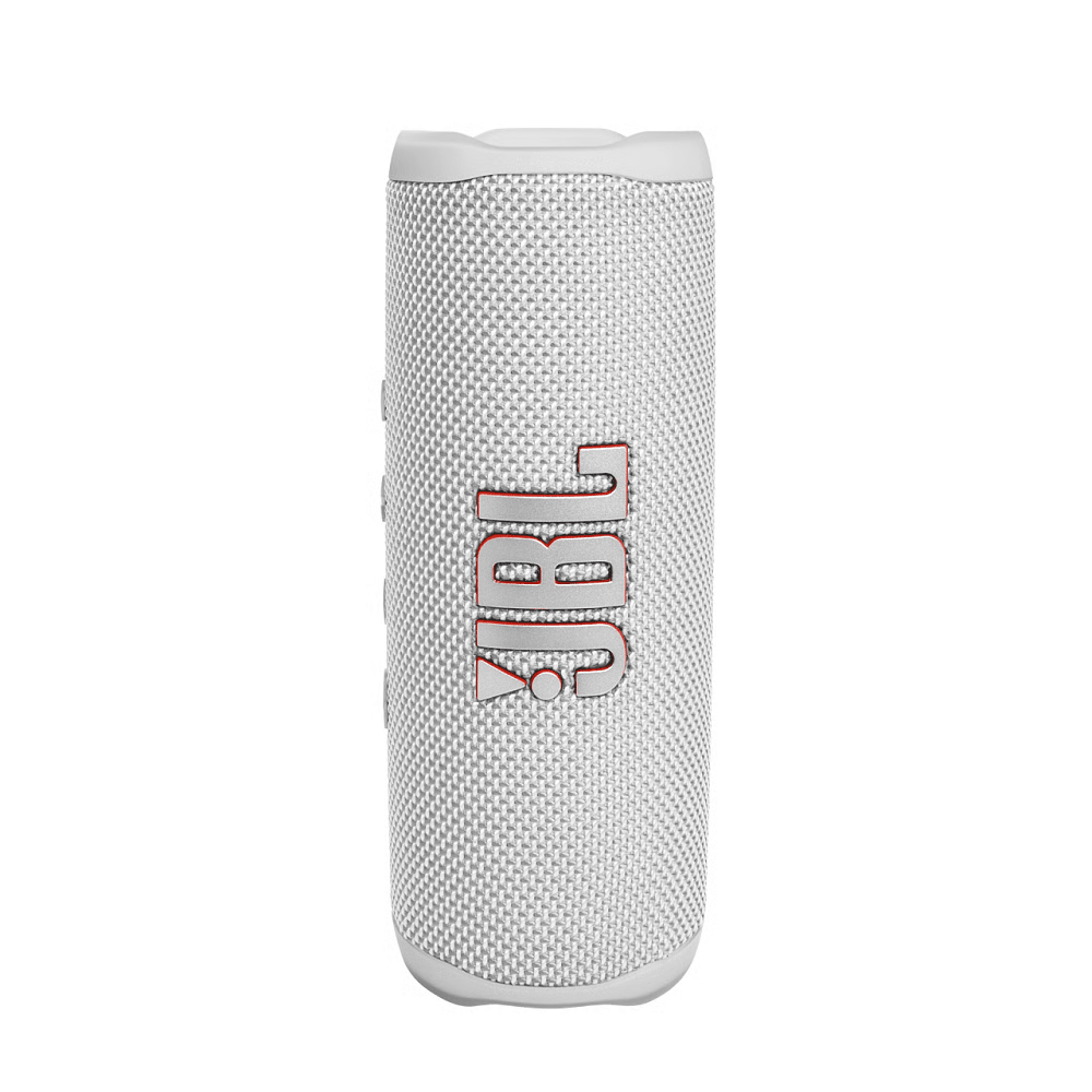 רמקול נייד אלחוטי JBL Flip 6 - צבע לבן - K.B.V