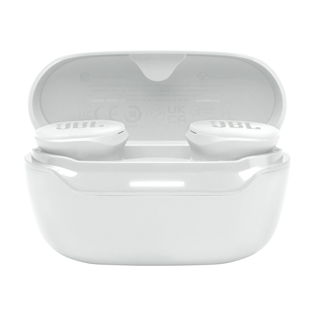 אוזניות ספורט אלחוטיות JBL Endurance Race 2 ANC TWS IP68 - צבע לבן שנה אחריות ע"י - יבואן הרשמי