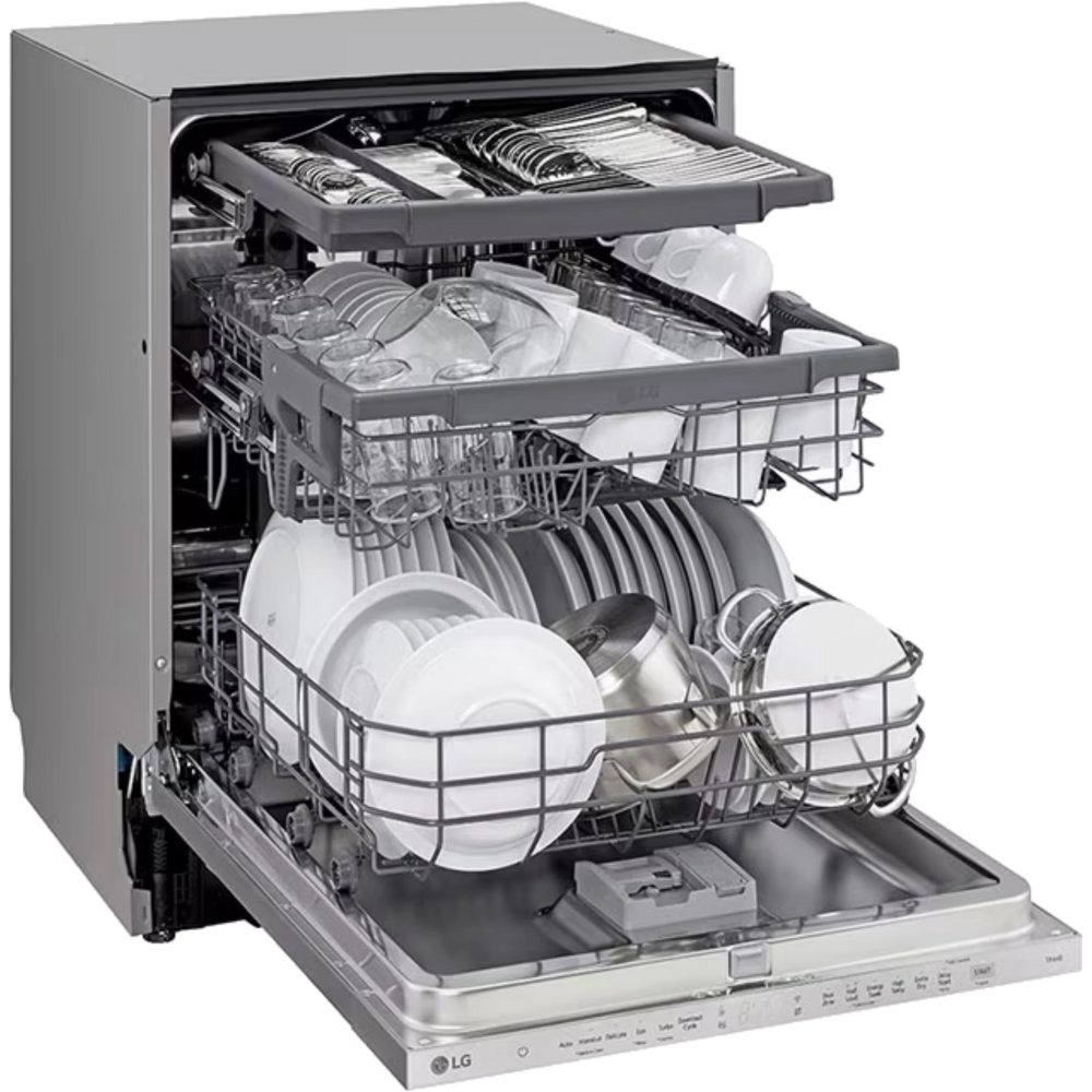 מדיח כלים רחב אינטגרלי מלא 14 מערכות כלים LG DBC513TS - יבואן רשמי