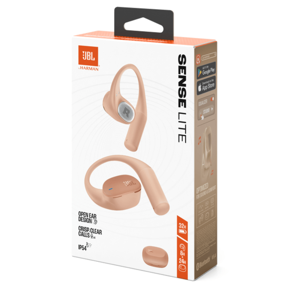 אוזניות אלחוטיות JBL SENSE LITE TWS IP54 - צבע בז' - K.B.V