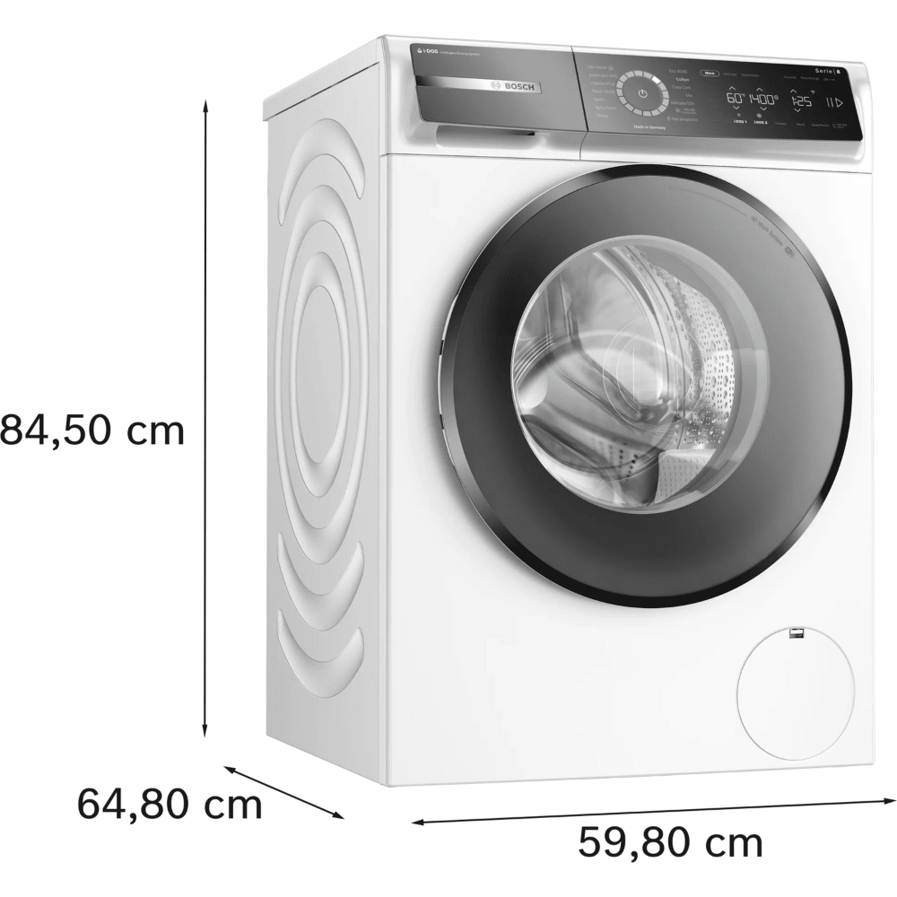 מכונת כביסה פתח חזית 9 ק"ג Bosch WGB244040 במהירות 1,400 סל"ד תוצרת גרמניה - צבע לבן - K.B.V