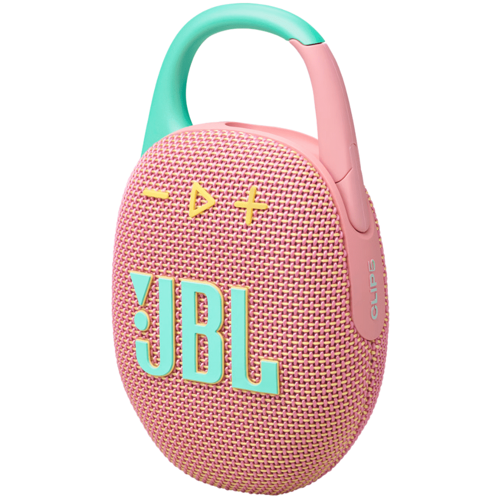 רמקול אלחוטי JBL Clip 5 IP67 7W - צבע ורוד - K.B.V