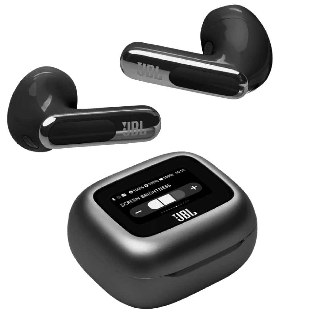 אוזניות אלחוטיות עם מארז טעינה חכם JBL Live Flex 3 TWS ANC IP54 - צבע שחור - K.B.V