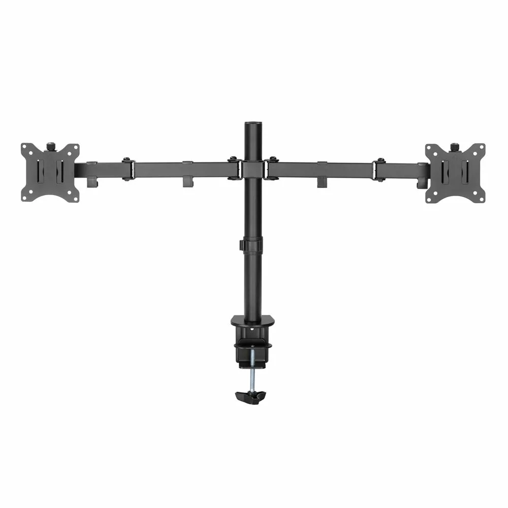 זרוע שולחנית דו מפרקית ל2 מסכי מחשב עד “32 Audio Line T-11 - יבואן רשמי