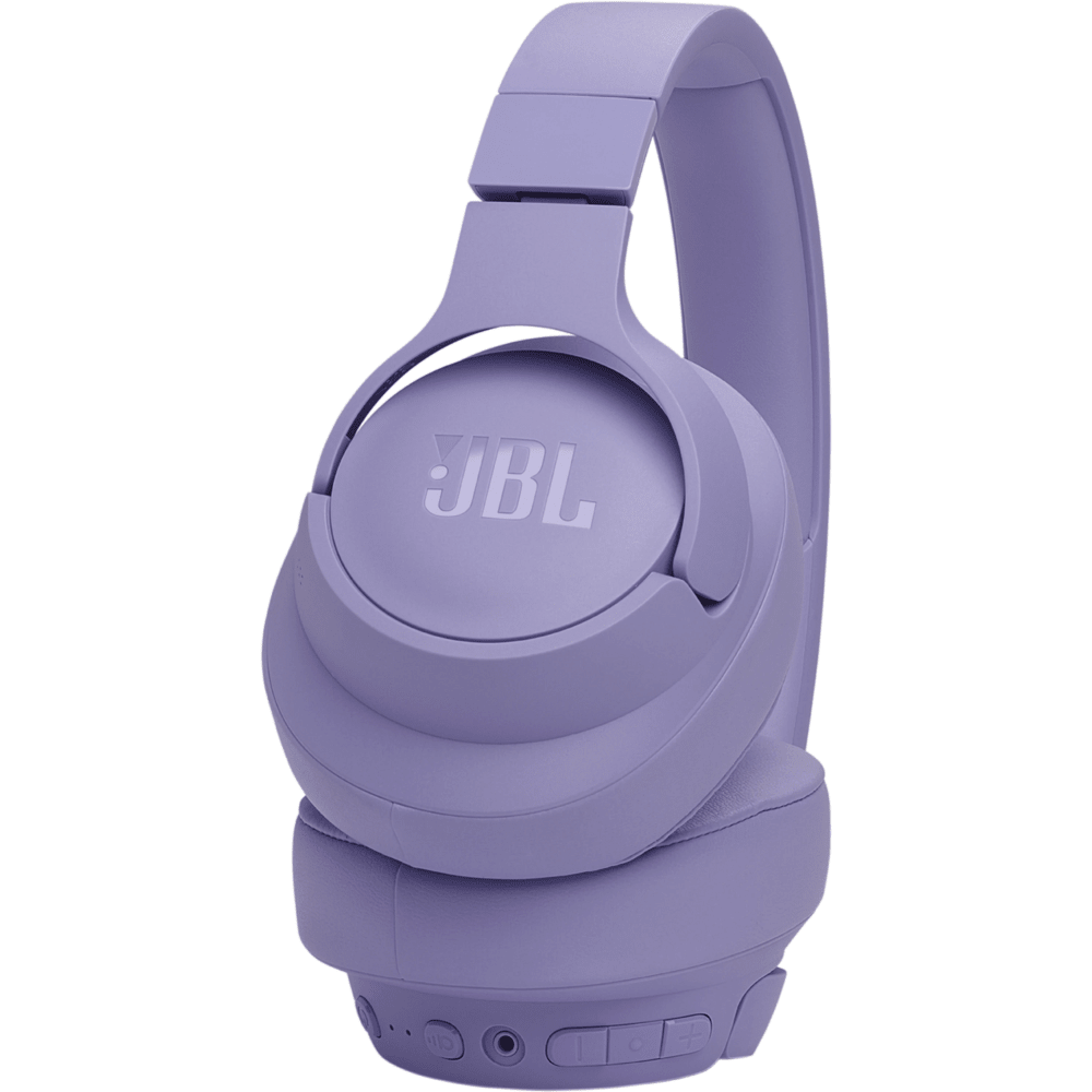 אוזניות קשת אלחוטיות JBL Tune 770NC ANC - צבע סגול - K.B.V