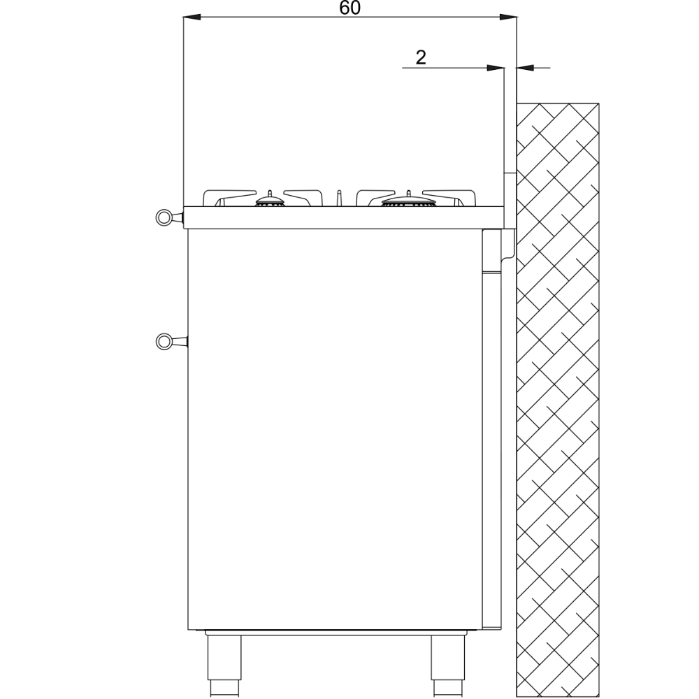 תנור אפייה משולב דו תאי תוצרת איטליה שחור דגם LOFRA RNMD96MFTE/CI SILVER | יבואן רשמי