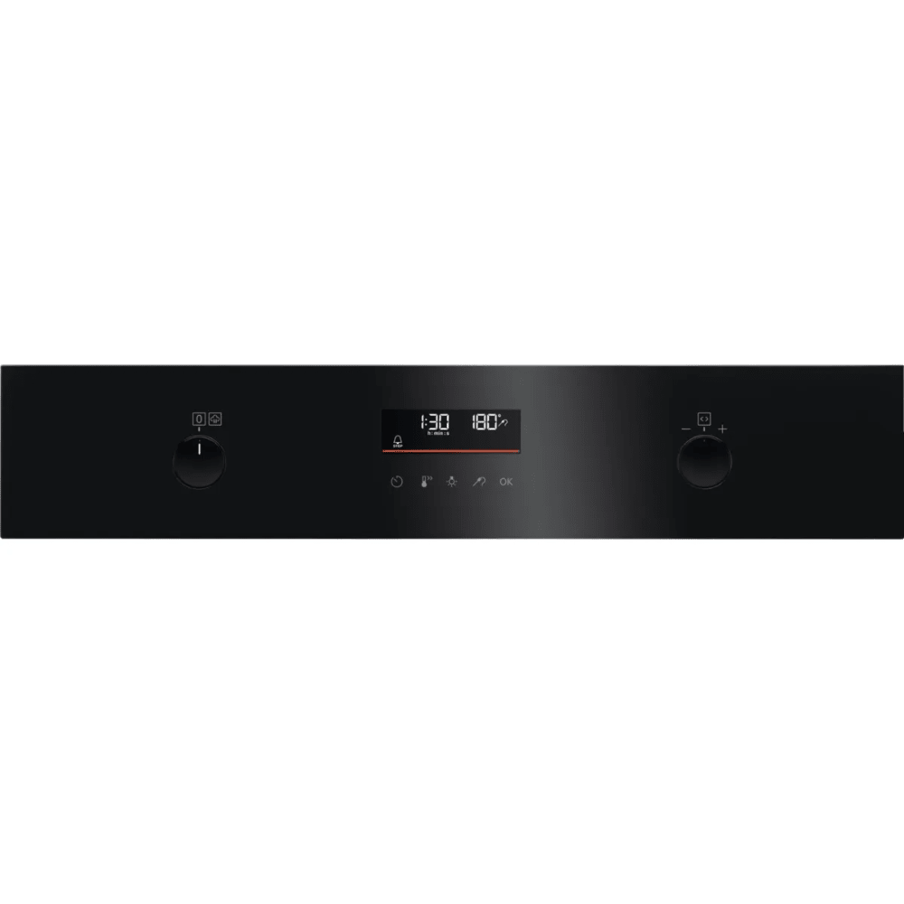 תנור בנוי פירוליטי 71 ליטר דגם AEG BPE255636B זכוכית שחורה - K.B.V