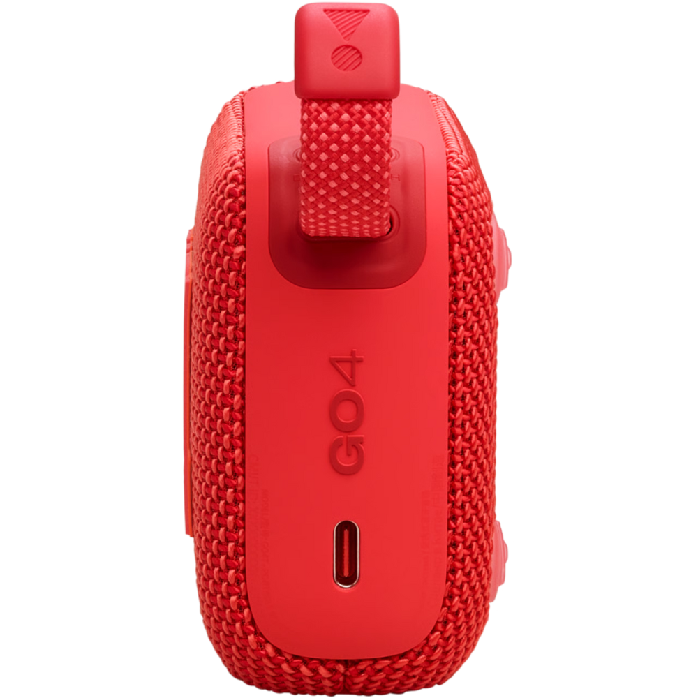 רמקול אלחוטי JBL GO 4 IP67 4.2W - צבע אדום שנה אחריות ע"י - יבואן הרשמי