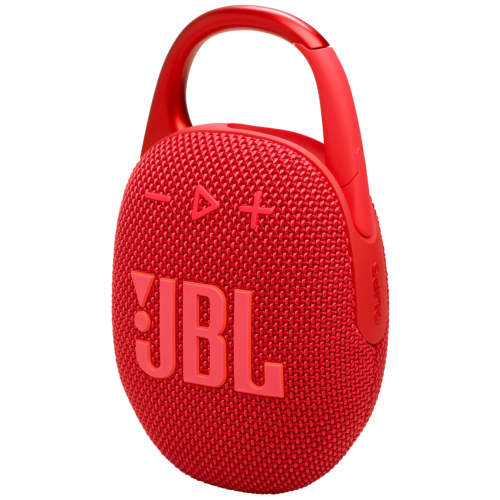 רמקול אלחוטי JBL Clip 5 IP67 7W - צבע אדום שנה אחריות ע"י - יבואן הרשמי