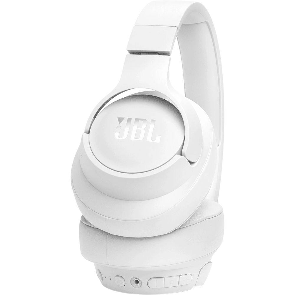אוזניות קשת אלחוטיות JBL Tune 770NC ANC - צבע לבן - K.B.V