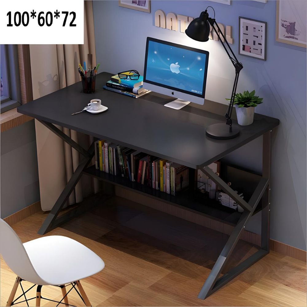 שולחן מחשב דגם RSM-5033 רוחב 1 מטר צבע שחור ROSSO ITALY - יבואן רשמי