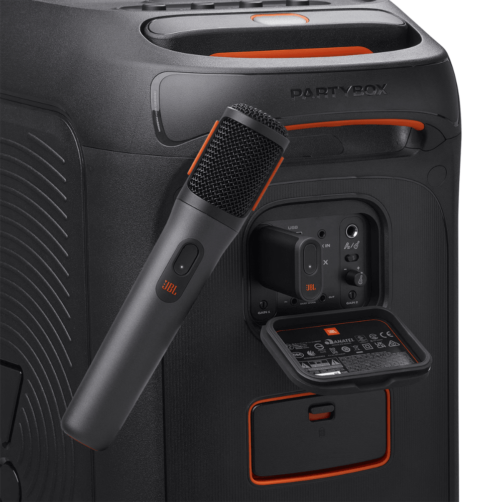 סט מיקרופונים אלחוטיים דיגיטליים JBL PartyBox Wireless Mic - צבע שחור - K.B.V
