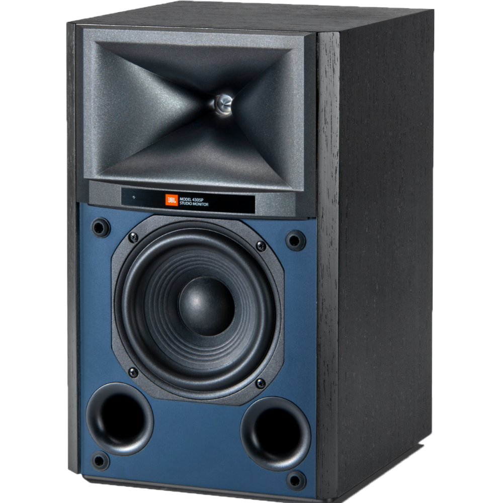 מוניטורים אולפניים JBL 4305P Hi-Fi Studio Monitor 2x150W AIO - צבע שחור חמש שנות אחריות ע"י - יבואן הרשמי