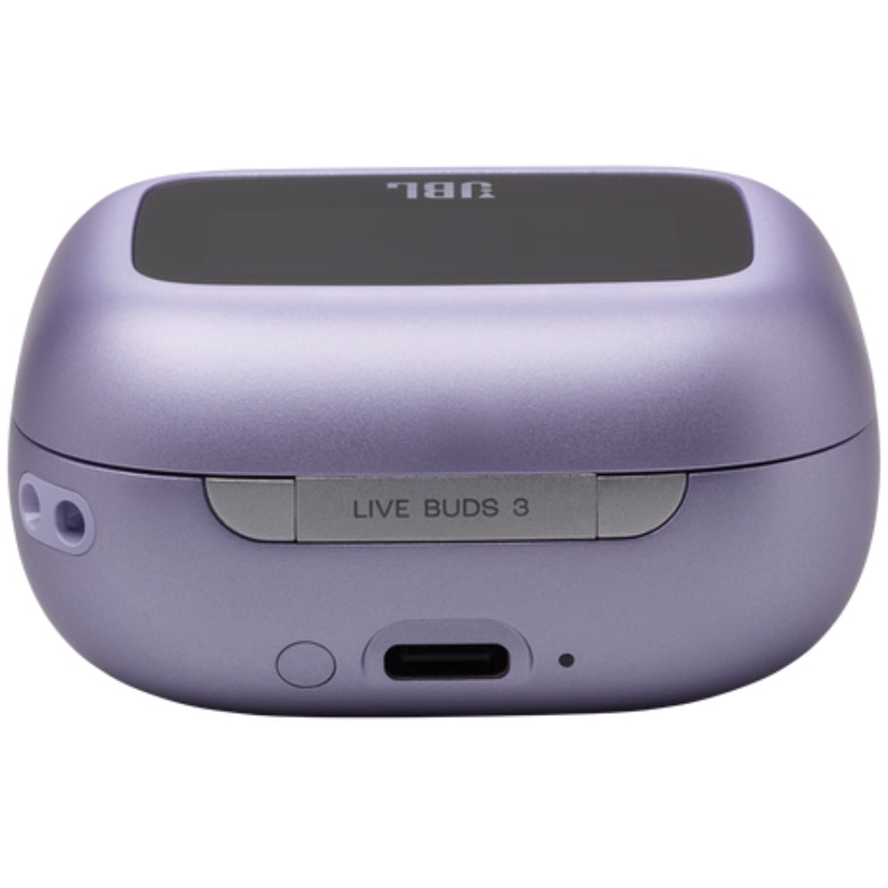 אוזניות אלחוטיות JBL Live Buds 3 - צבע סגול שנה אחריות ע"י - יבואן הרשמי