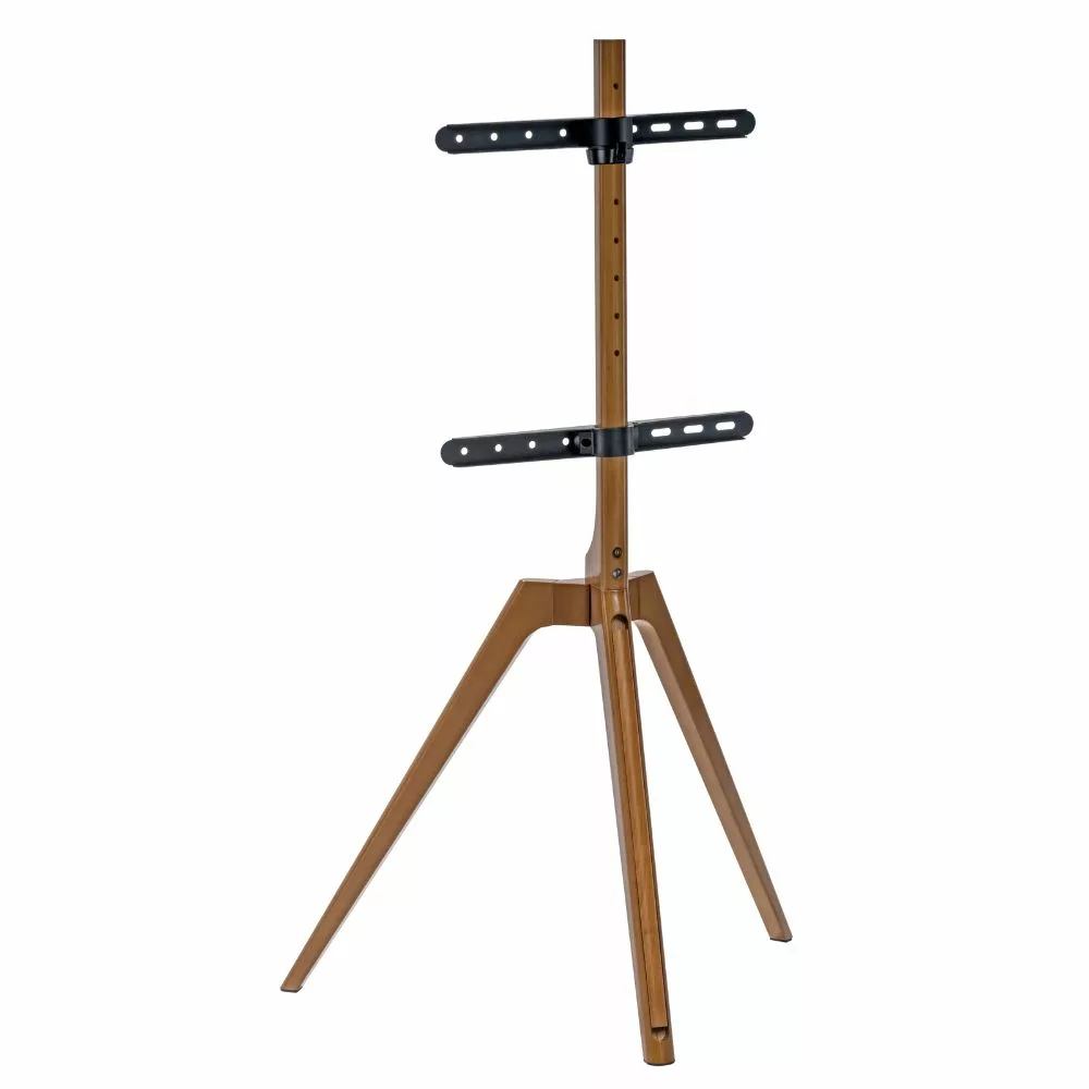 מעמד סטודיו מעץ מלא לגודל מסך עד 65″ Lumi Legend / Brateck FS35-44F-01 Black - יבואן רשמי