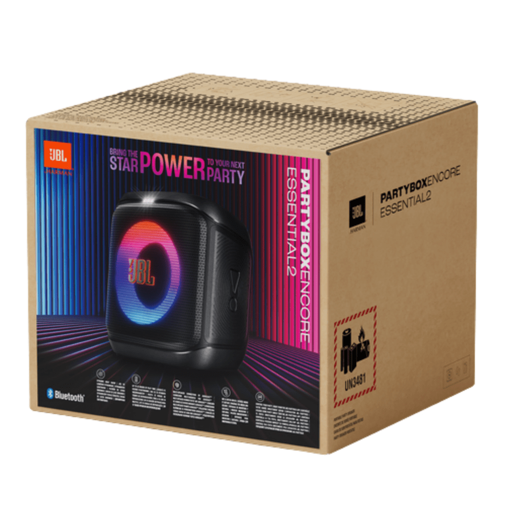 בידורית אלחוטית JBL PartyBox Encore Essential 2 - צבע שחור - K.B.V
