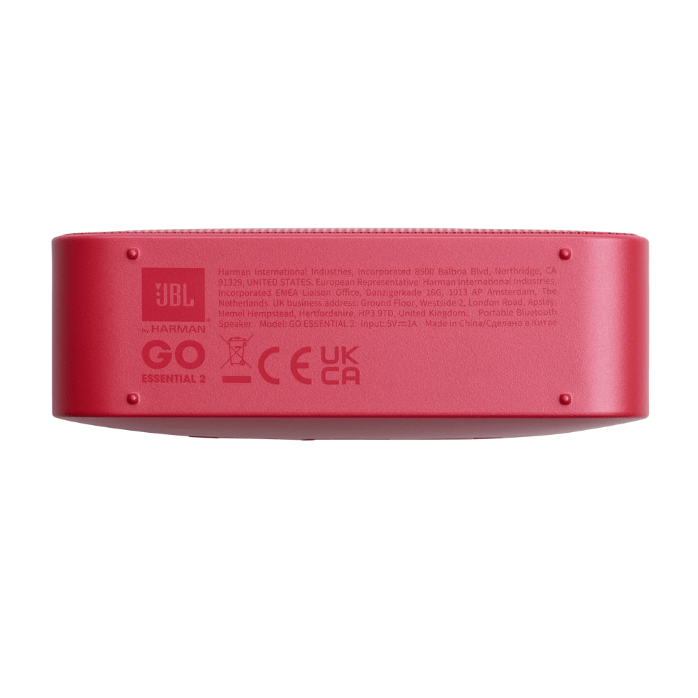 רמקול אלחוטי נייד JBL Go Essential 2 IP67 - צבע אדום - K.B.V