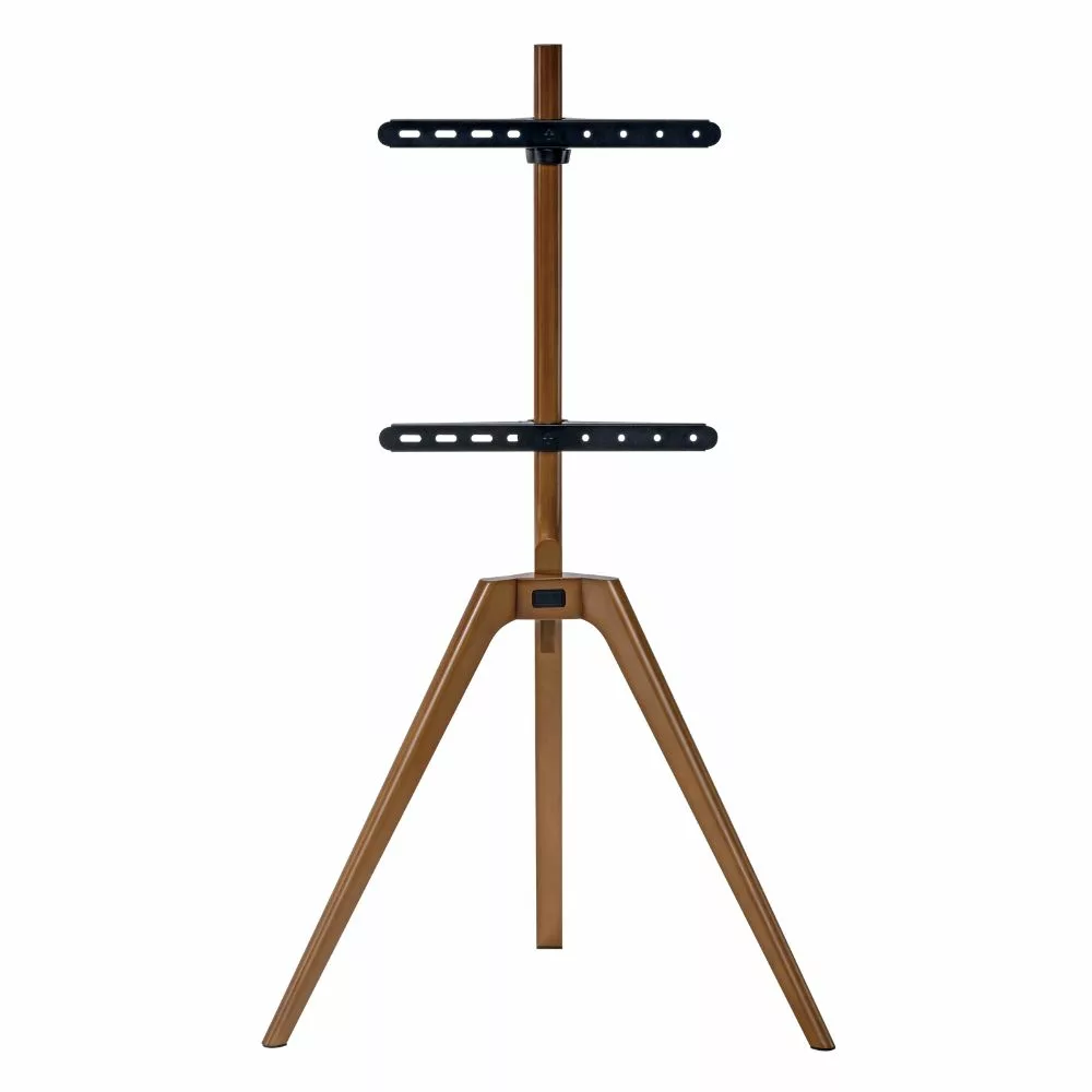 מעמד סטודיו מעץ מלא לגודל מסך עד 65″ Lumi Legend / Brateck FS35-44F-01 Black - יבואן רשמי