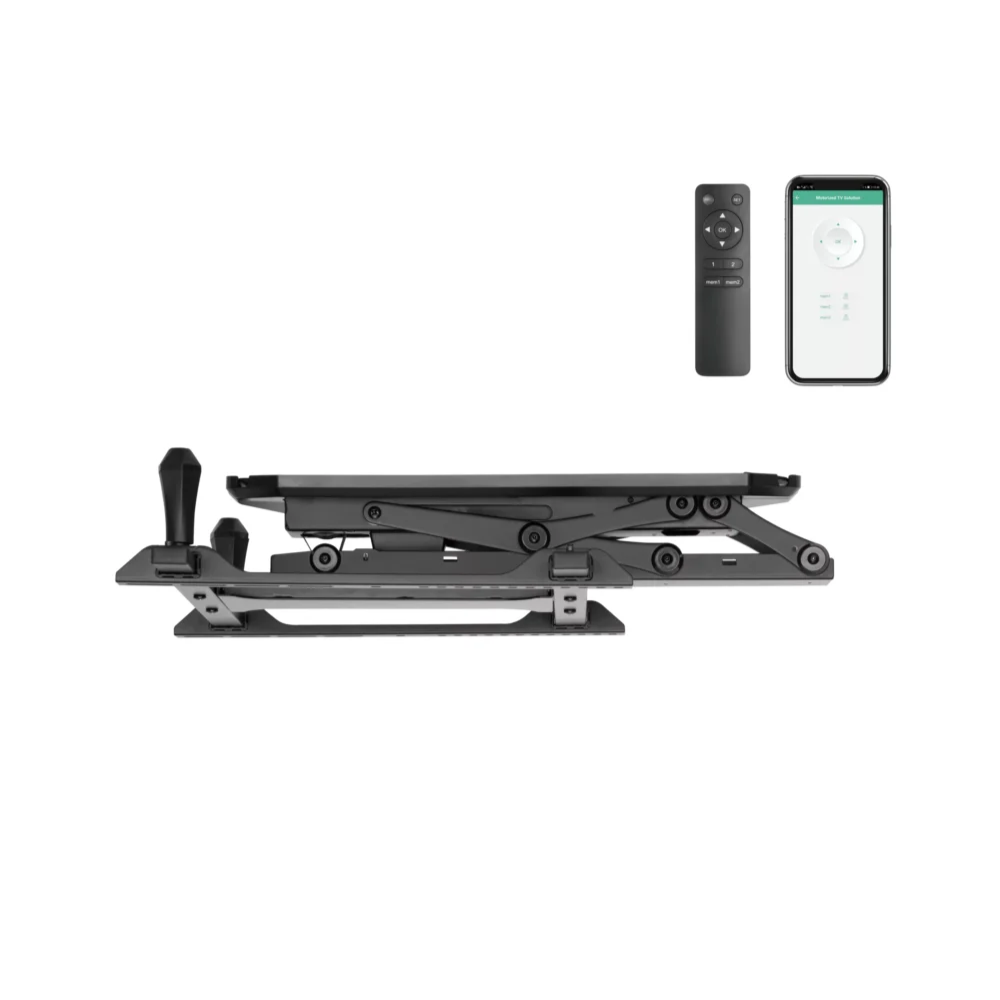 מתקן זרוע חשמלית תקרתית חכמה לגודל מסך עד 70″ Lumi Legend / Brateck PLB-M0546AI - יבואן רשמי
