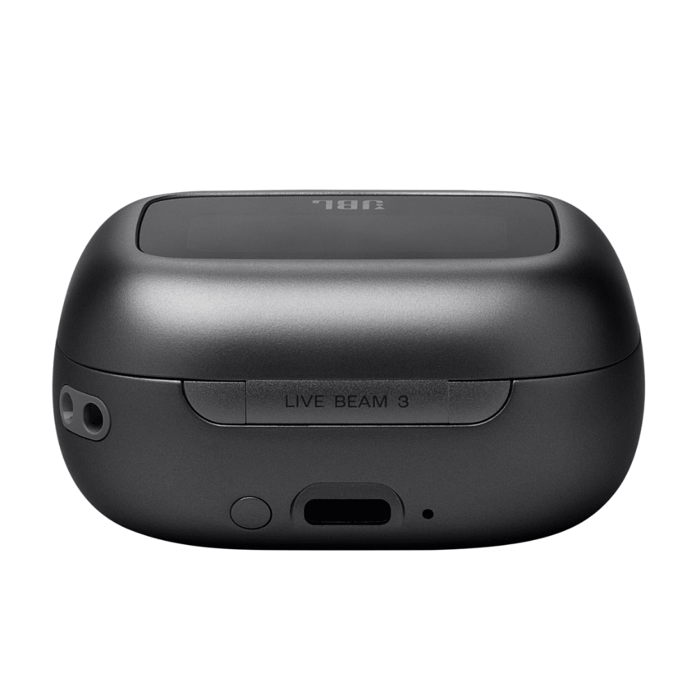 אוזניות אלחוטיות עם מארז טעינה חכם JBL Live Beam 3 TWS ANC IP55 - צבע שחור - K.B.V