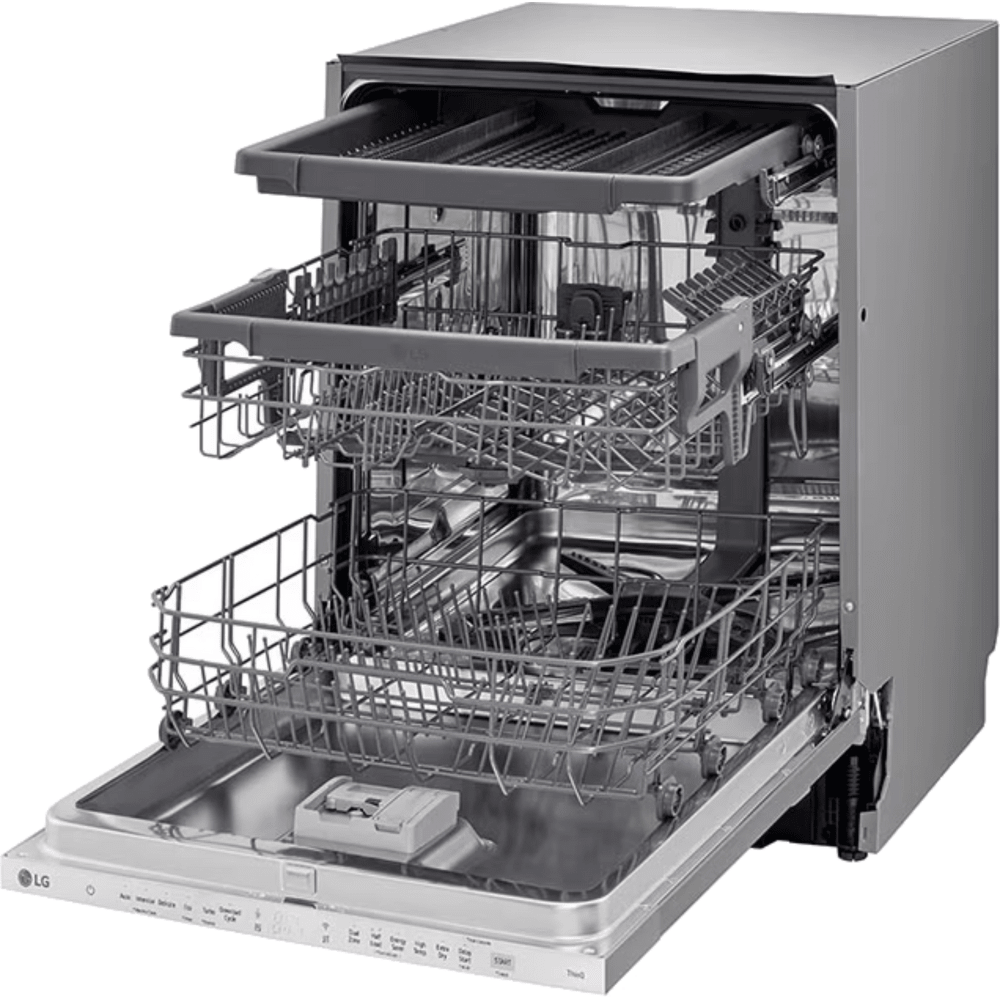 מדיח כלים רחב אינטגרלי מלא 14 מערכות כלים LG DBC513TS - K.B.V