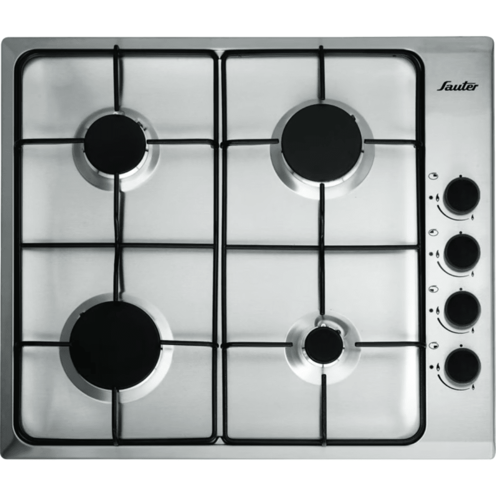 כיריים גז 4 להבות Sauter SHE850IX - צבע נירוסטה - תוצרת צרפת - K.B.V