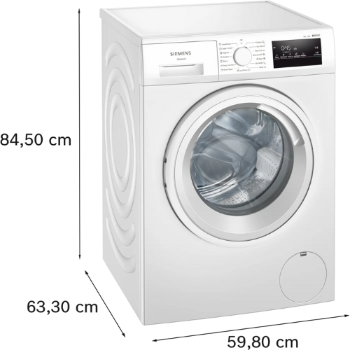 מכונת כביסה פתח קדמי 8 ק"ג מבית SIEMENS סימנס דגם iQ300 WM12N158IL - יבואן רשמי