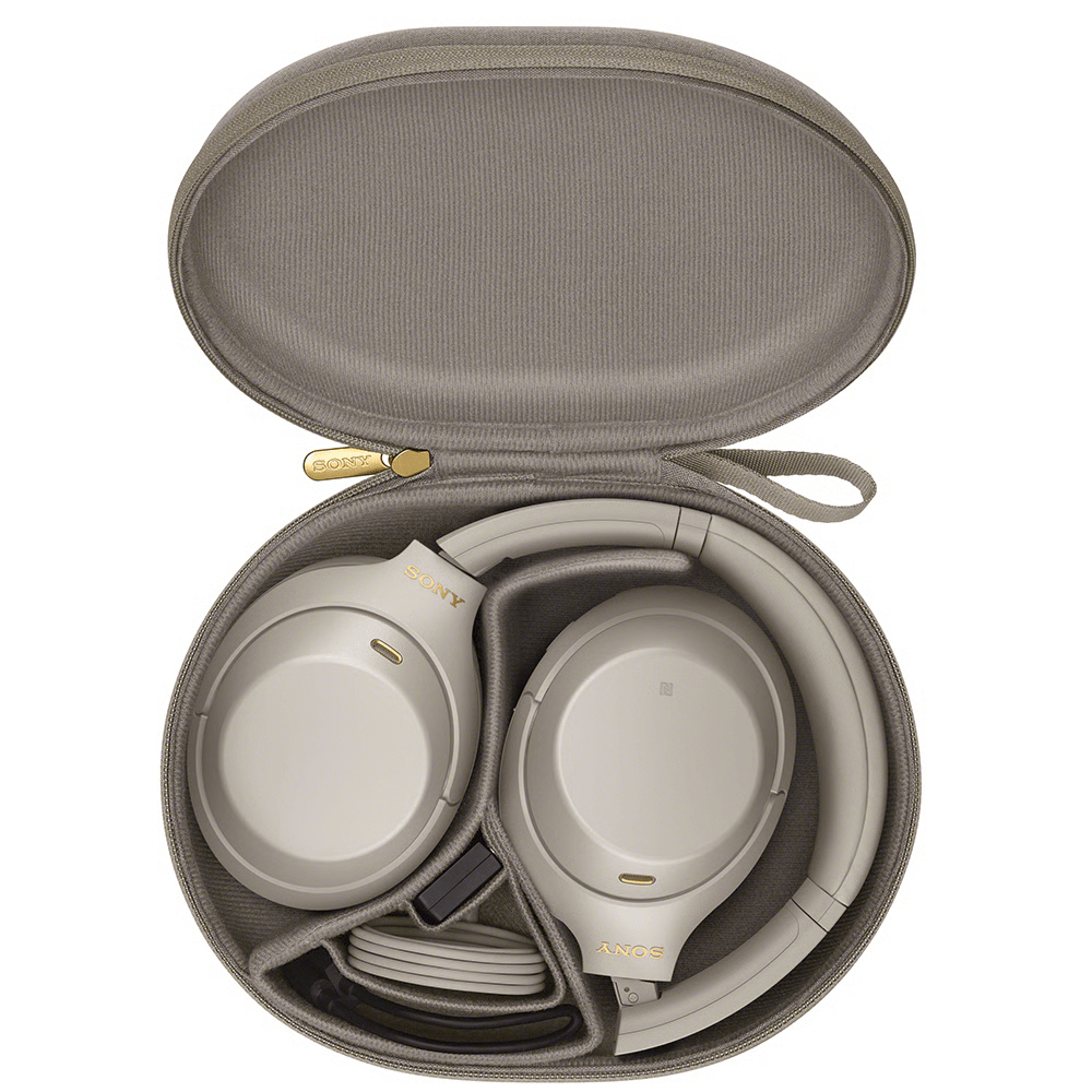 אוזניות אלחוטיות Sony WH-1000XM4 - צבע כסוף - K.B.V