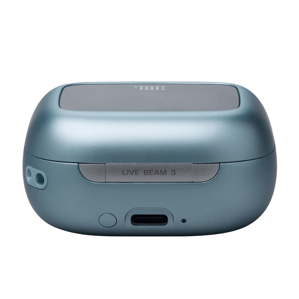 אוזניות אלחוטיות עם מארז טעינה חכם JBL Live Beam 3 TWS ANC IP55 - צבע כחול - K.B.V