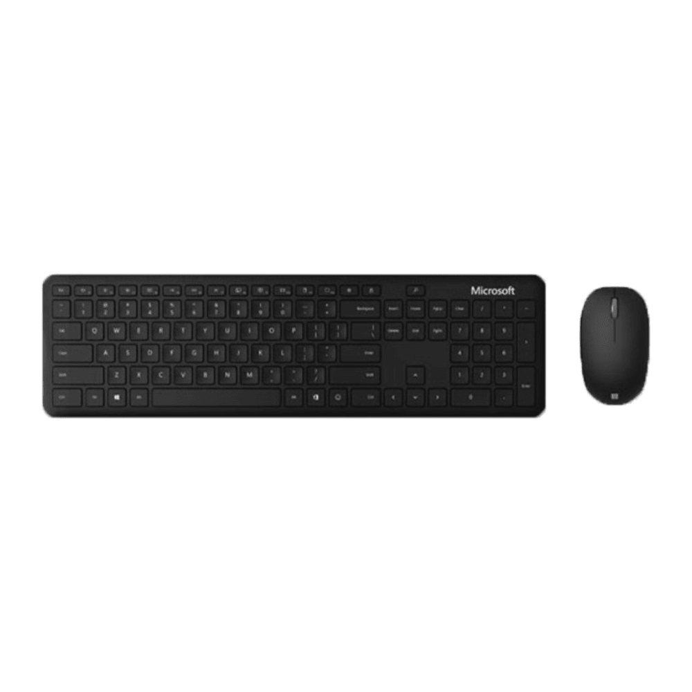 סט מקלדת ועכבר Microsoft Bluetooth QHG-00015 - צבע שחור מט - K.B.V