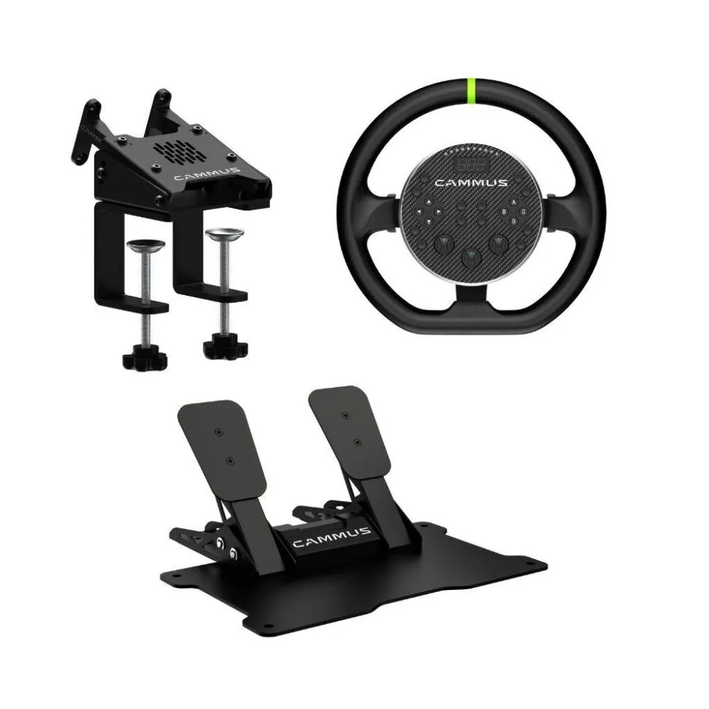 באנדל הגה C5 ודוושות CP5 מבית CAMMUS C5 Bundle - יבואן רשמי