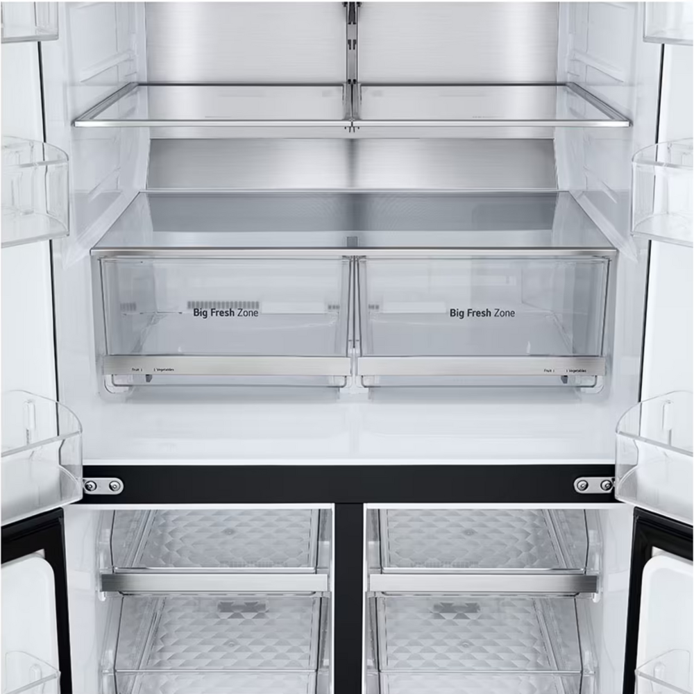 מקרר 4 דלתות 872 ליטר דגם LG GR-929B נירוסטה מושחרת - יבואן רשמי