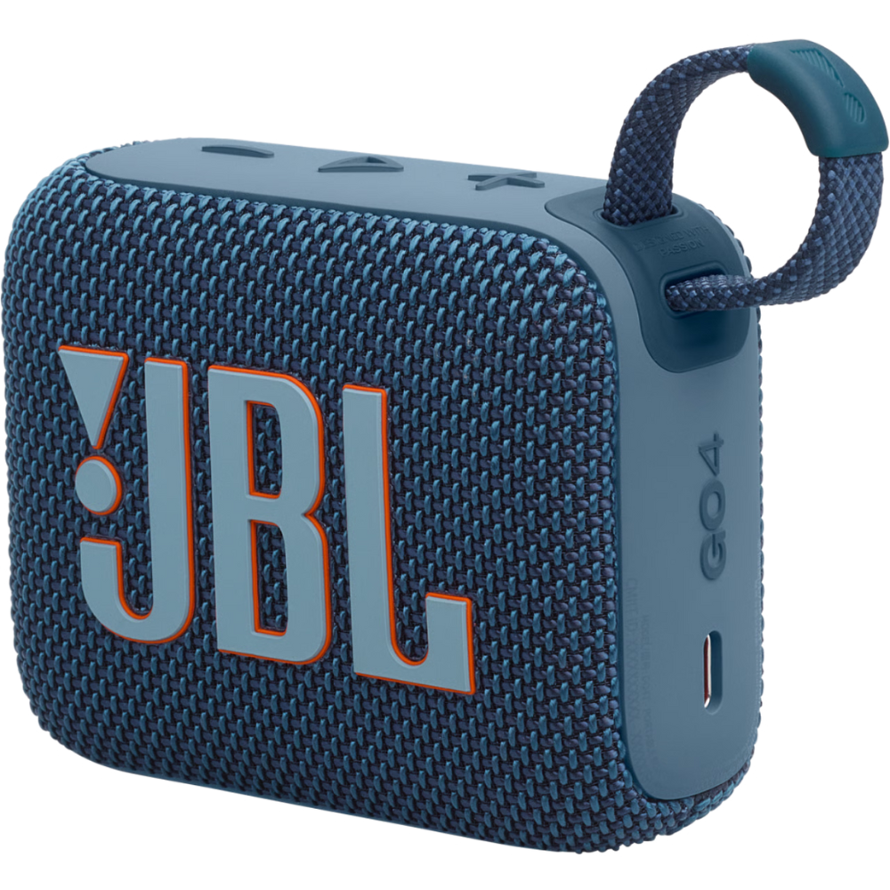 רמקול אלחוטי JBL GO 4 IP67 4.2W - צבע כחול שנה אחריות ע"י - יבואן הרשמי