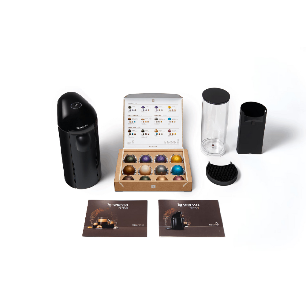 מכונת קפה GCB2 Vertuo Plus Nespresso - צבע שחור אחריות יבואן רשמי