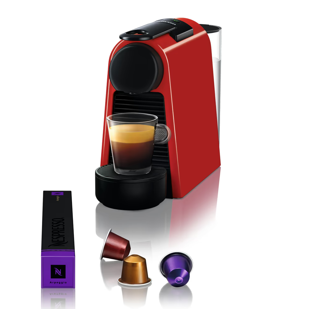 מכונת אספרסו NESPRESSO אסנזה מיני D30 אדום - אחריות יבואן רשמי