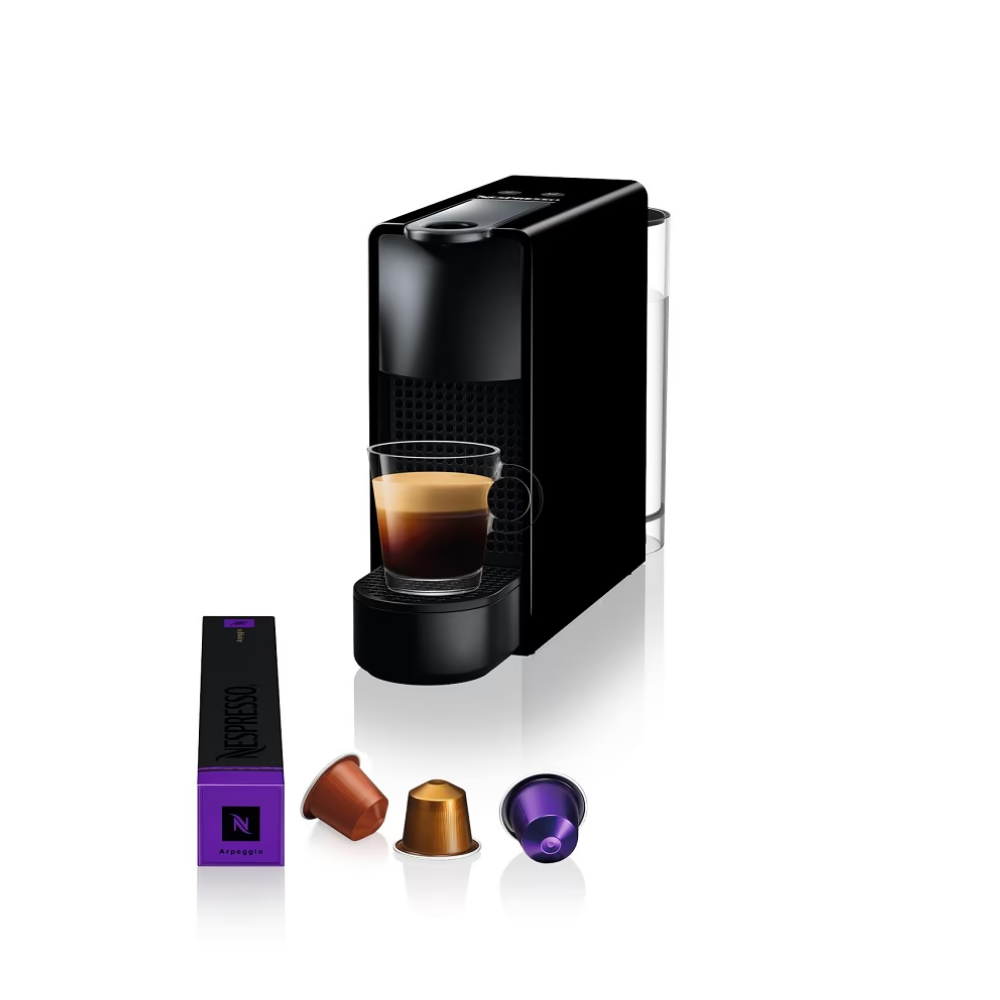 נספרסו+מקציף שחור Nespresso A3NC30-IL-BK-NE אסנזה - אחריות יבואן רשמי