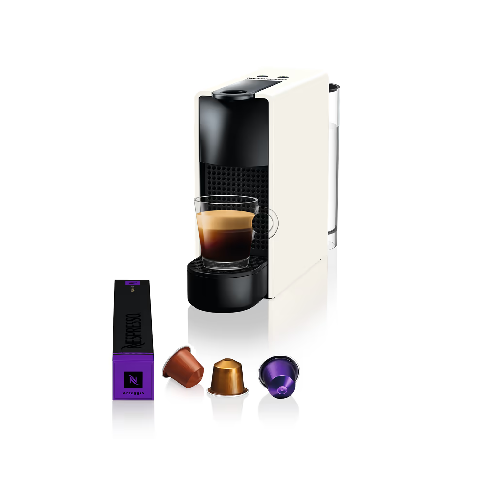 מכונת קפה Nespresso A3NC30-IL-WH-NE כולל מקציף - צבע לבן שנה אחריות ע"י היבואן הרשמי