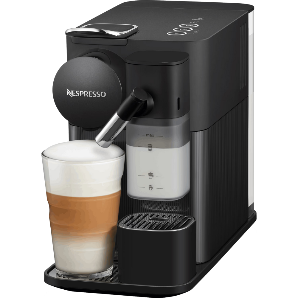 מכונת קפה Nespresso F121 Lattissima One - בצבע שחור אחריות ע"י היבואן הרשמי