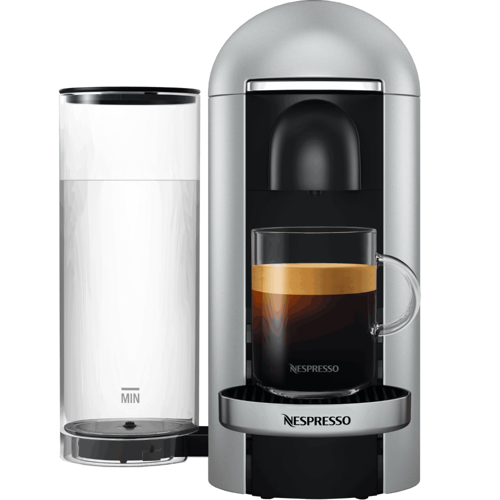 מכונת קפה Nespresso GCB2-IL-SI-NE Vertuo Plus - צבע כסוף שנה אחריות ע"י היבואן הרשמי