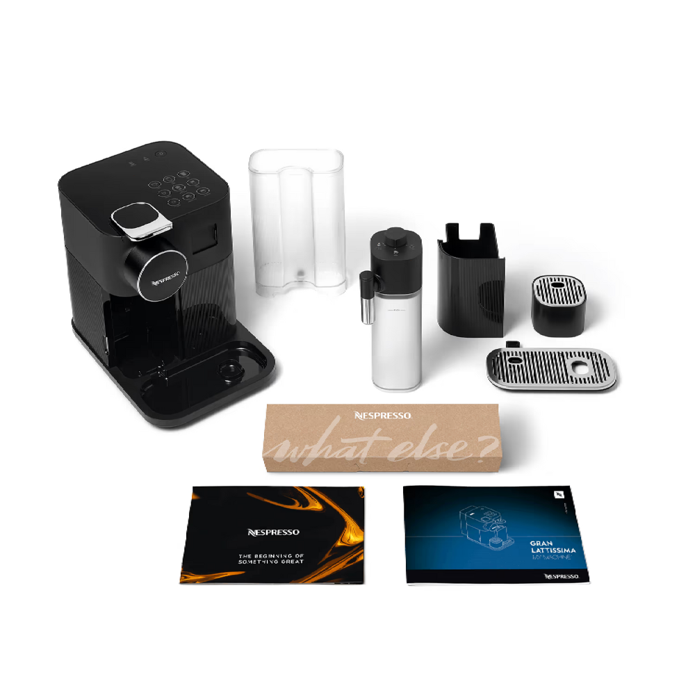 מכונת קפה Nespresso Gran lattissima F541 שחור -שנה אחריות ע"י היבואן הרשמי