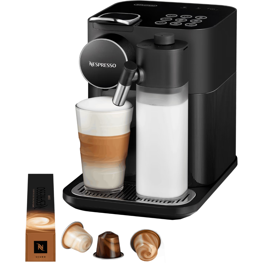 מכונת קפה Nespresso Gran lattissima F541 שחור -שנה אחריות ע"י היבואן הרשמי
