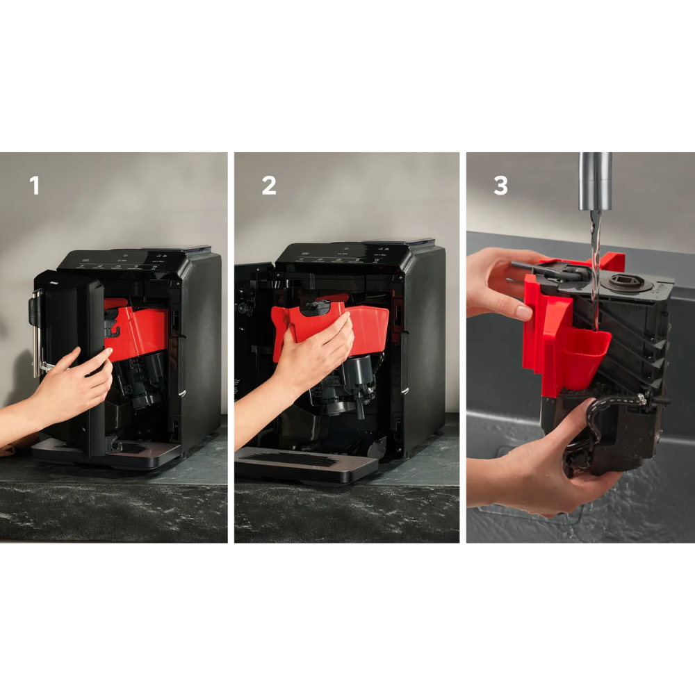 מכונת קפה אוטומטית Siemens EQ.300 TF301E19 - צבע שחור - שנתיים אחריות יבואן רשמי