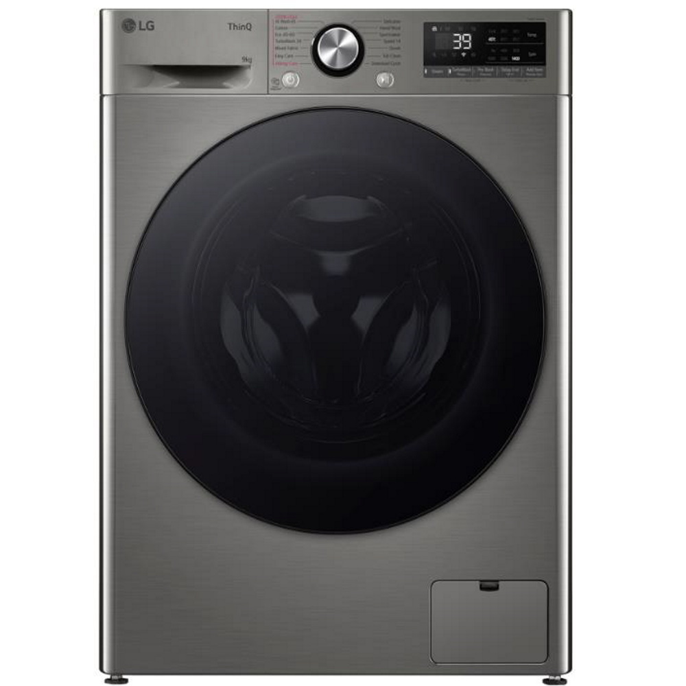 מכונת כביסה פתח חזית - 9 ק"ג LG WF9214GBB 1400 סל"ד - יבואן רשמי