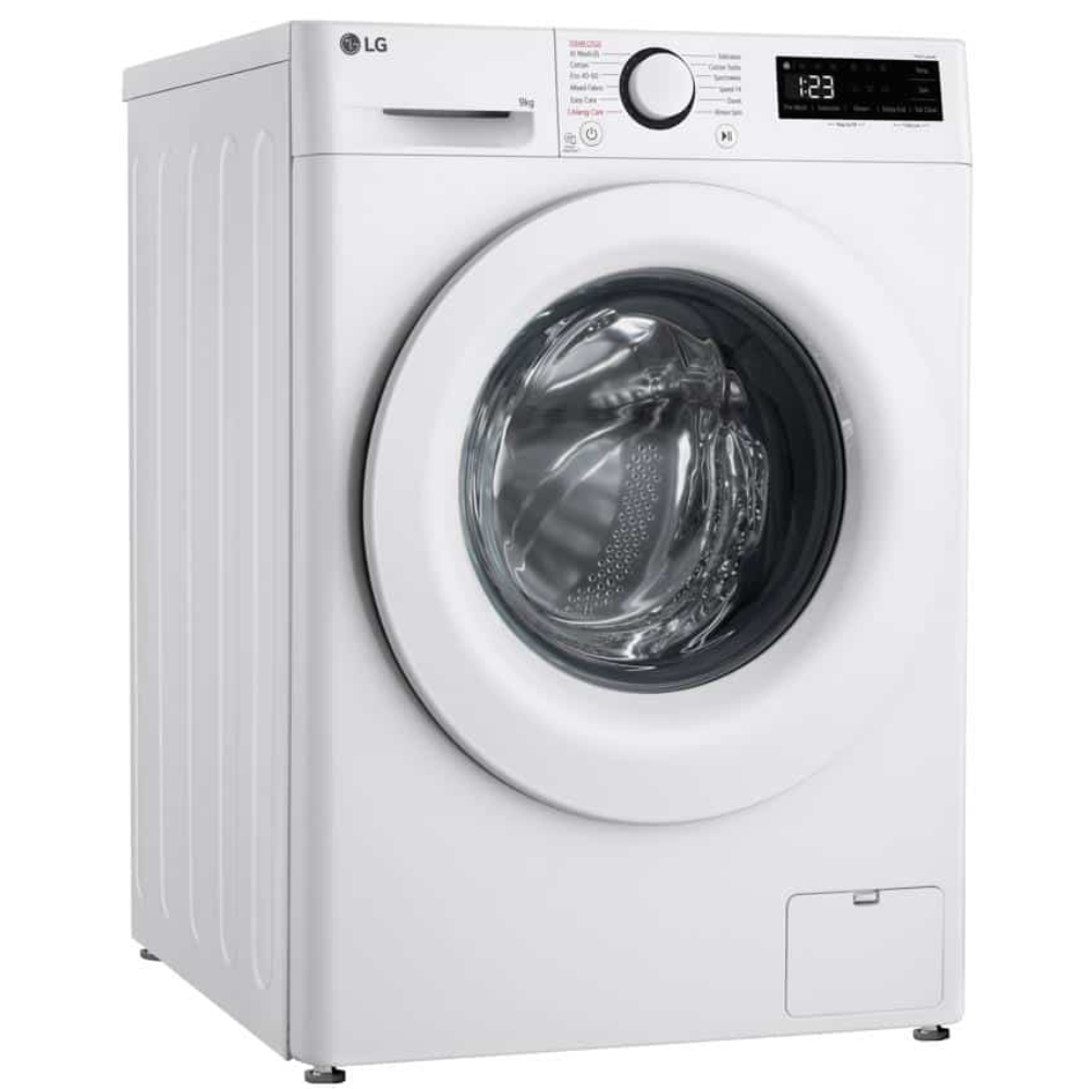 מכונת כביסה פתח חזית 9 ק”ג LG אל ג’י WFS9014WW דלת לבנה 1200 סל"ד - יבואן רשמי