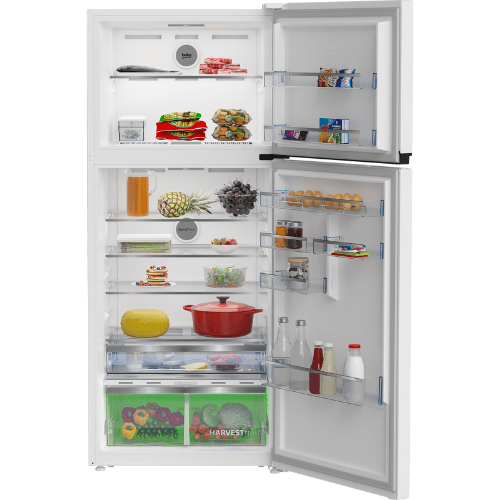 מקרר מקפיא עליון 557 ליטר דגם DN156822W בקו Beko לבן - K.B.V