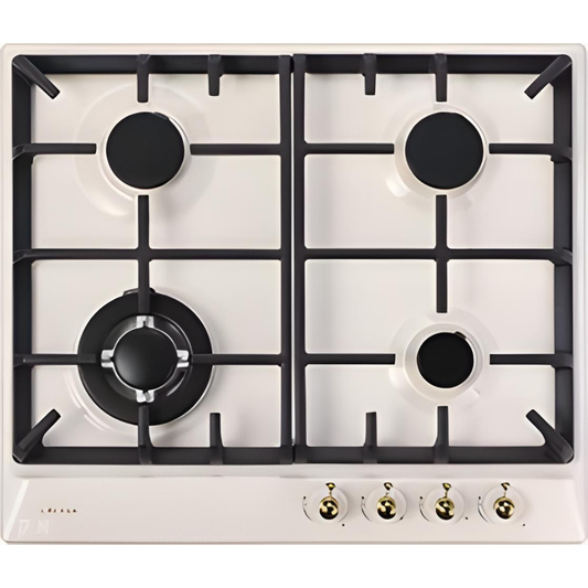 כיריים גז אמייל 60 ס"מ לקאזה דגם LCT60RCIRON קרם כפרי - יבואן רשמי