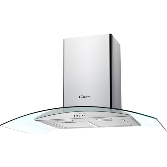 קולט אדים ארובה 90 ס"מ קנדי דגם CGM94/1X ניר' זכוכית - יבואן רשמי