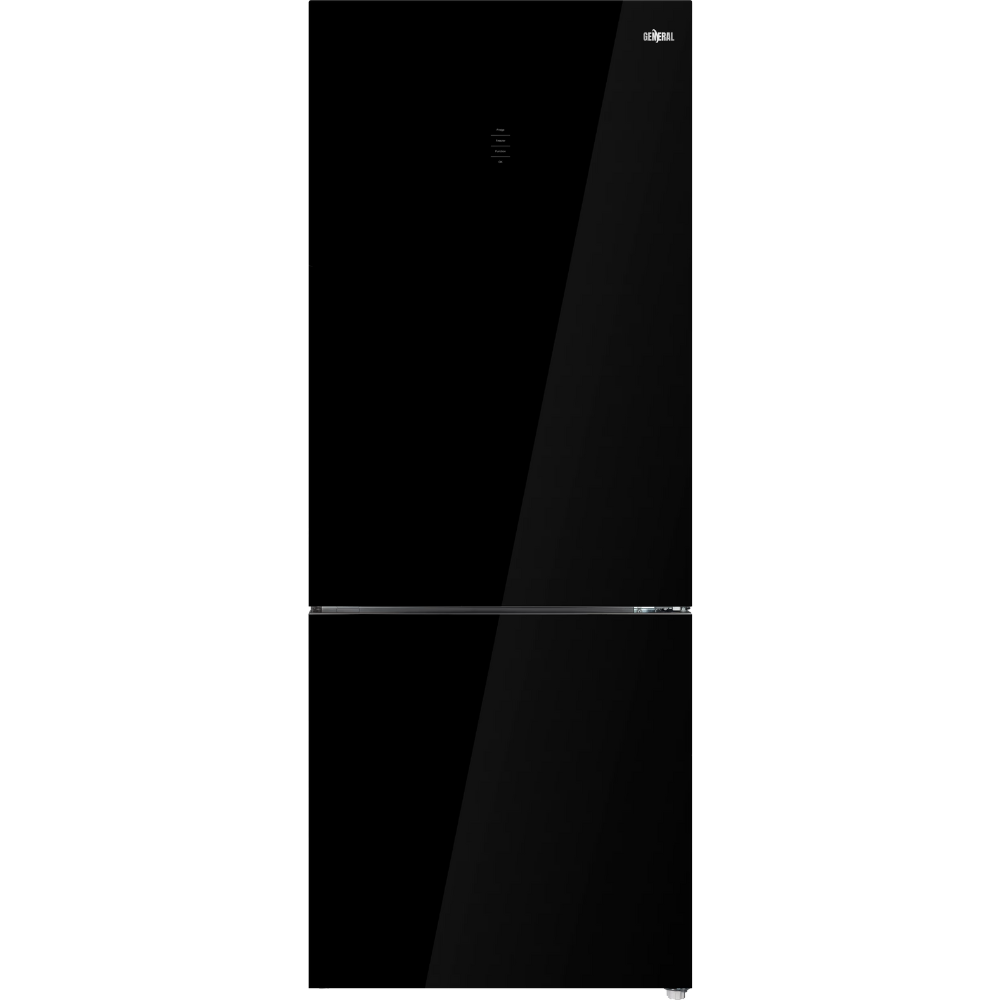 מקרר מקפיא תחתון ג'נרל דגם GE453LBLM שחור מט שמאל - יבואן רשמי