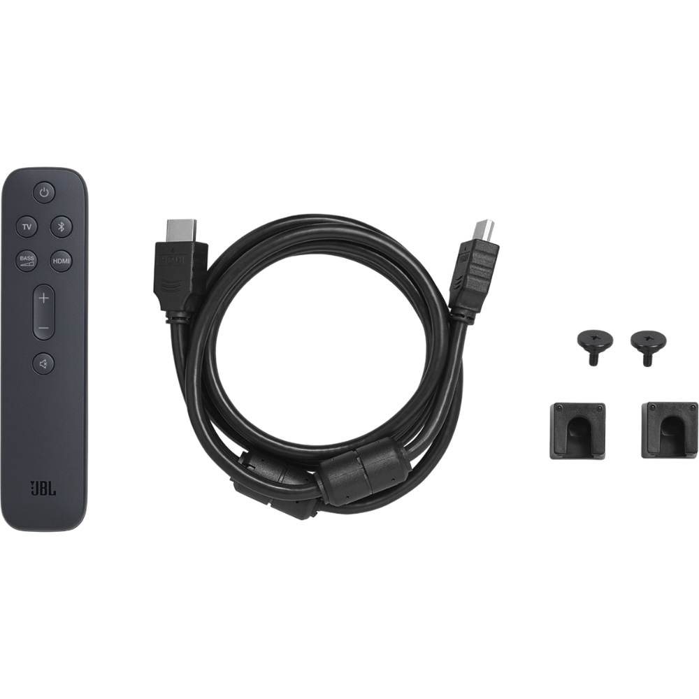 מקרן קול עם סאבוופר אלחוטי JBL Bar 2.1 Deep Bass (MK2) 300W - צבע שחור שנה אחריות ע"י - יבואן הרשמי