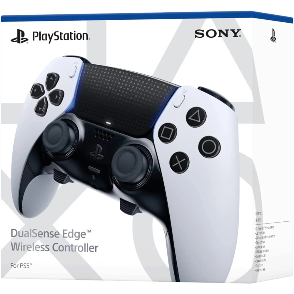 בקר אלחוטי Sony PlayStation DualSense Edge - צבע לבן שנה אחריות ע"י - יבואן הרשמי